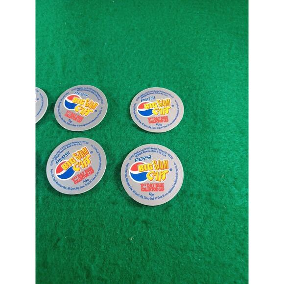 Pepsi-Cola Pog First Day Issue Collectors Caps lot of 7 - Picture 8 of 8